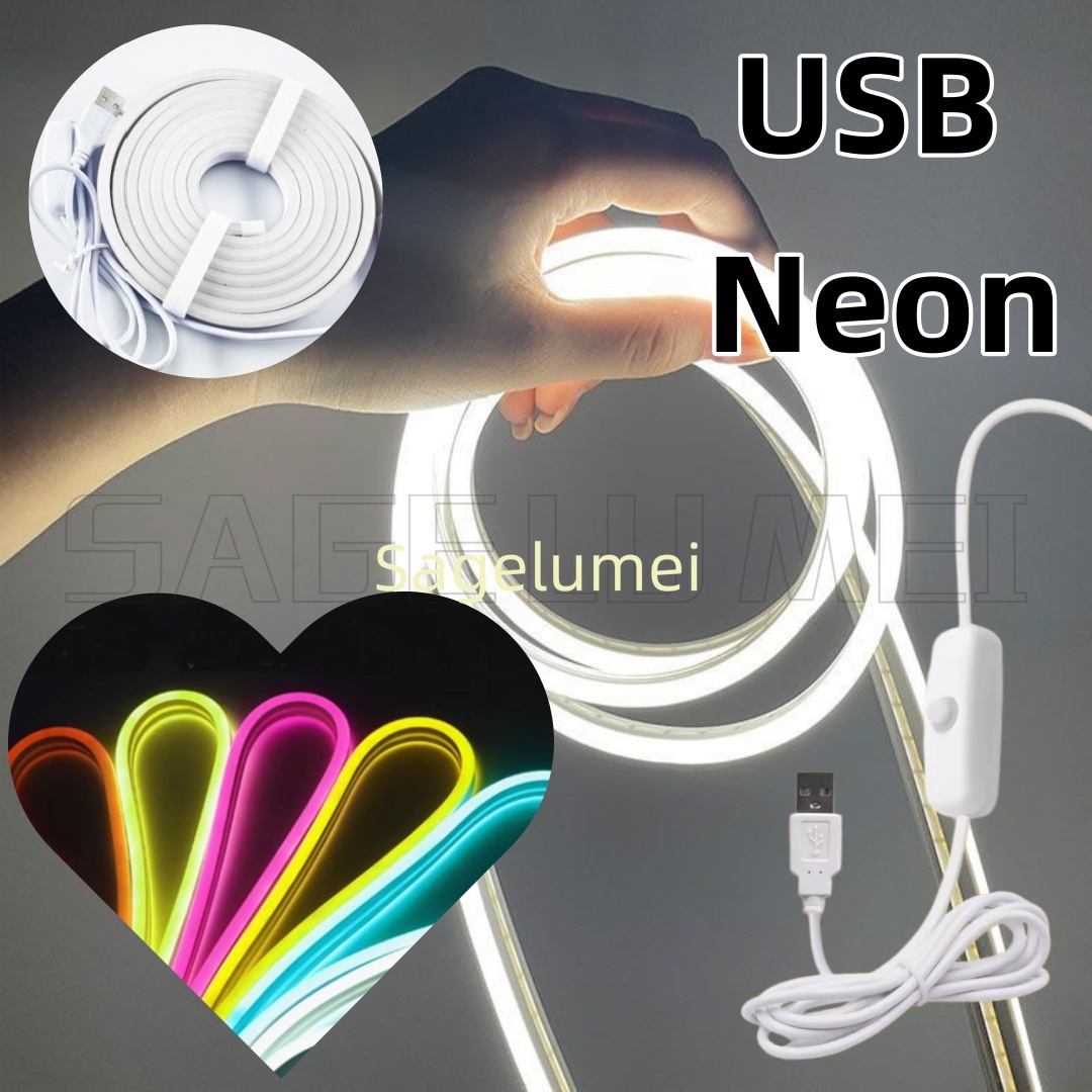 Smart Garden Youtube - Bande lumineuse LED néon colorée avec