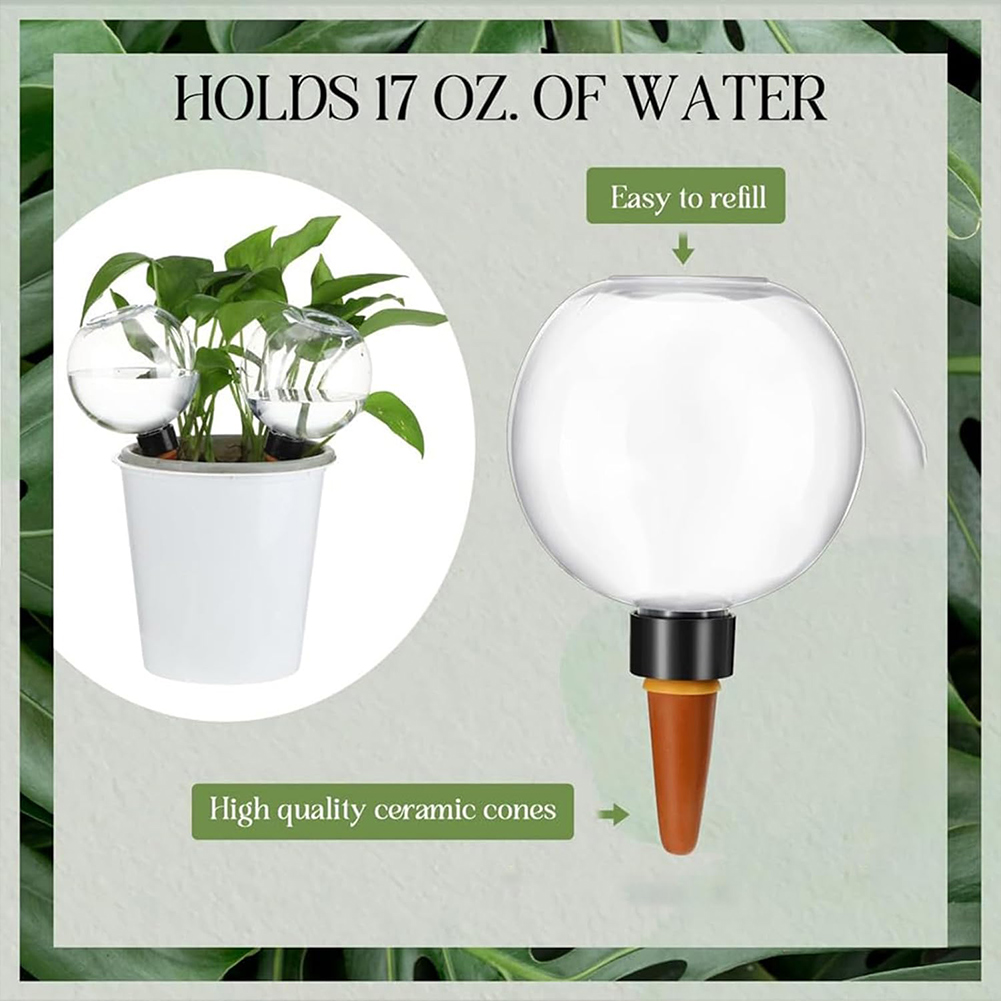 Plant Watering Globe - Globes d'arrosage automatiques 500 ml, système