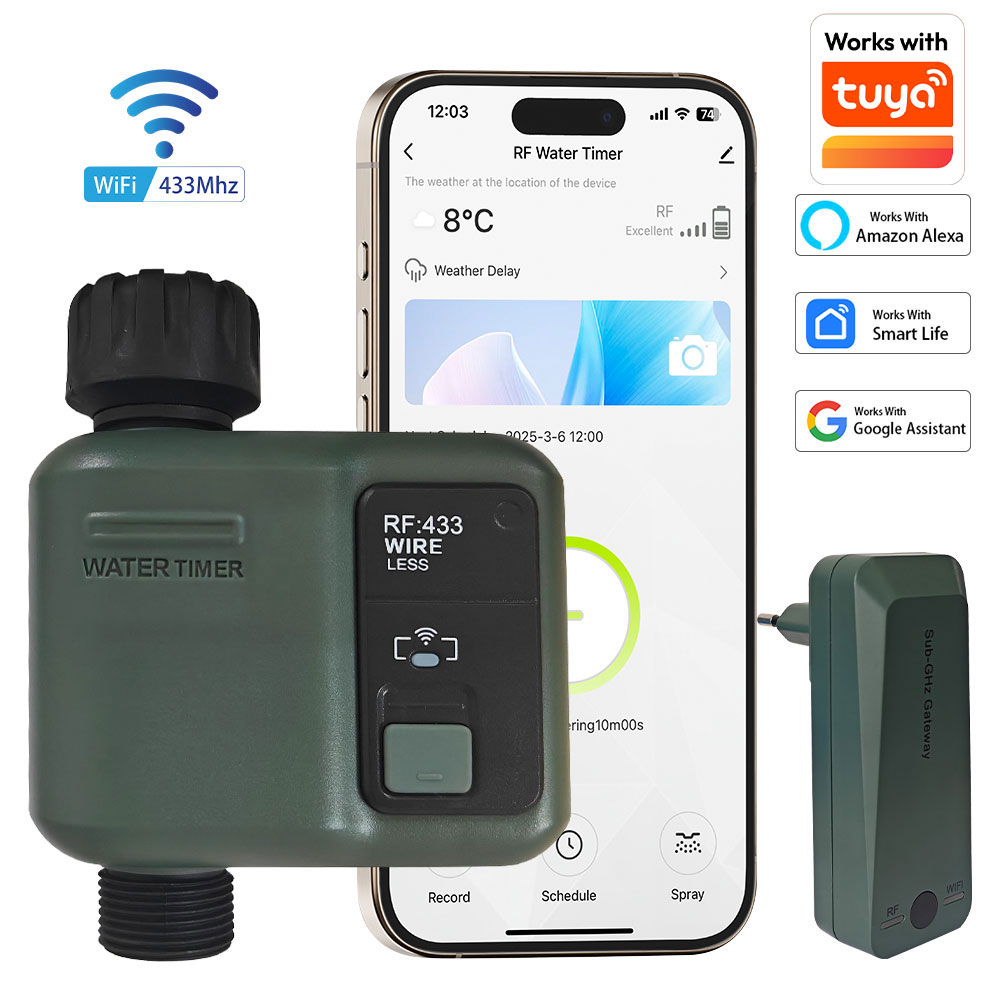 Smart Garden Sphagnum Moss - Minuteur d'arrosage intelligent WIFI pour jardin,