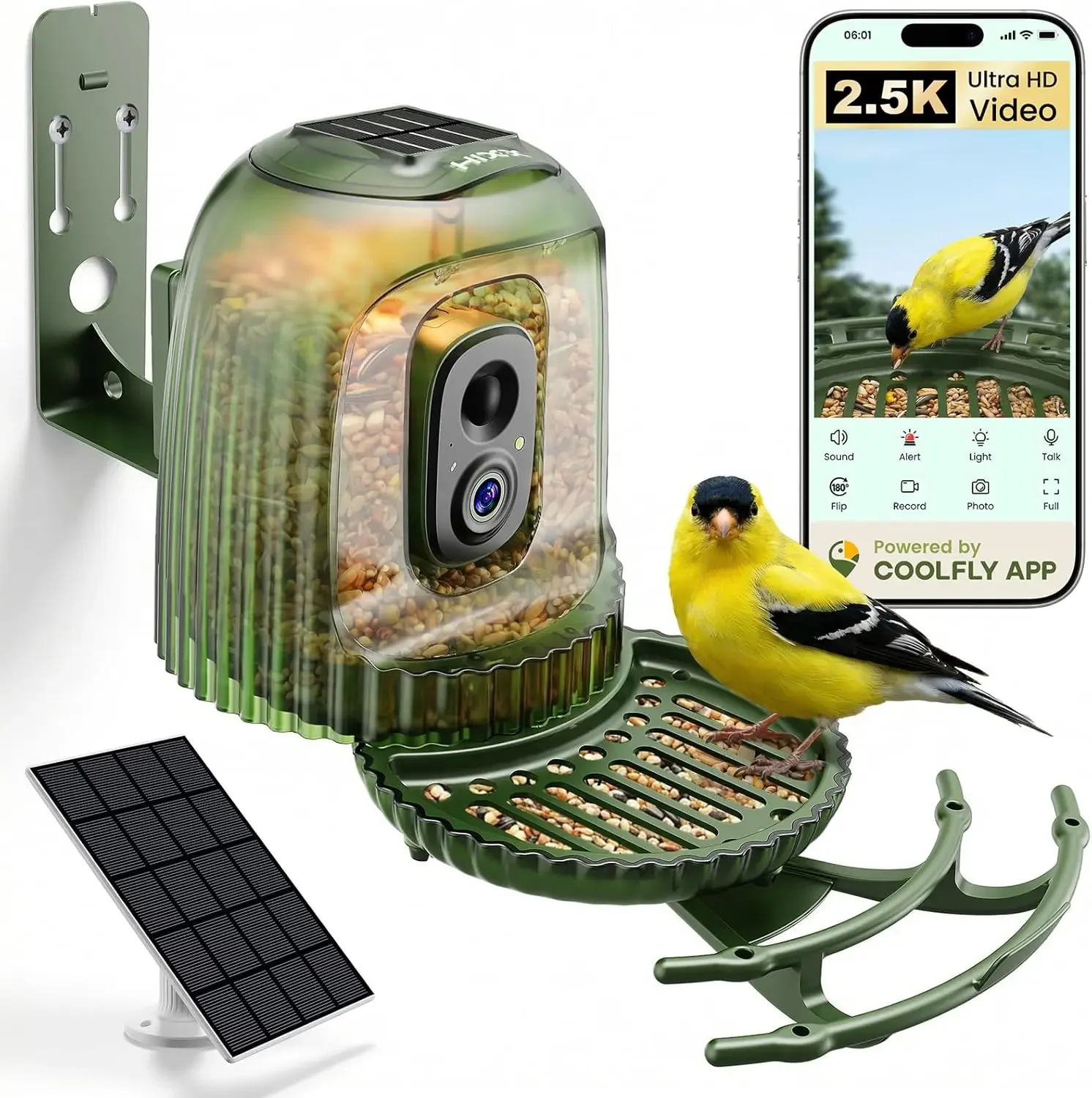Smart Bird Feeder Camera - Mangeoire à oiseaux intelligente avec caméra