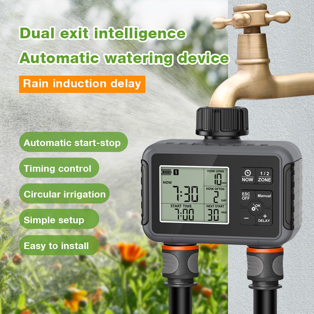 Smart Garden Sphagnum Moss - Minuterie d'eau automatique à 1/2/3 sorties,