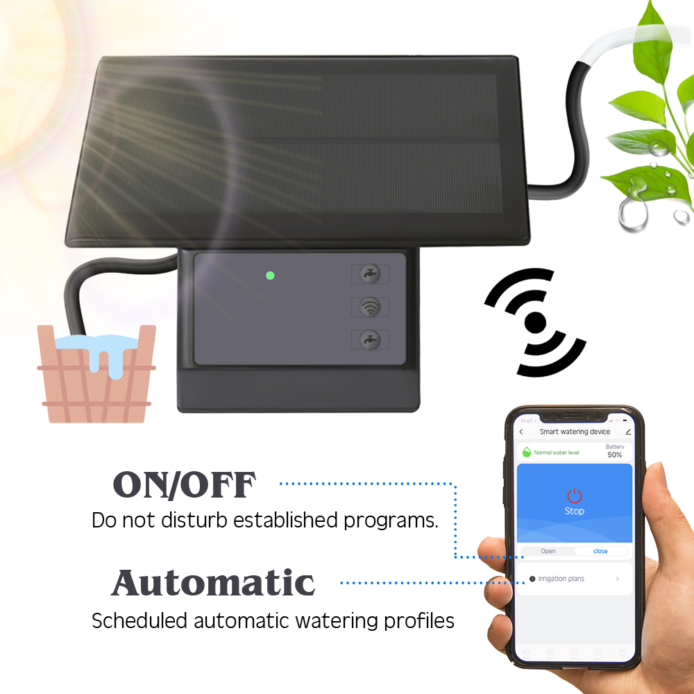 Tuya-Panneau Solaire de Haute  - Smart Garden Irrigation System avis et prix