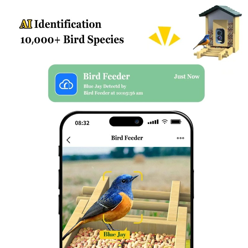 Mangeoire à oiseaux intelligen - Smart Bird Feeder Camera avis et prix