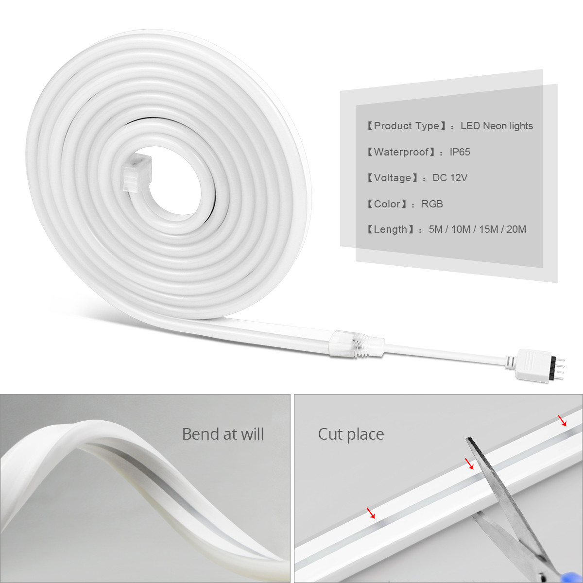 Tuya Smart Life 12V RGB néon L - Smart Garden Youtube avis et prix
