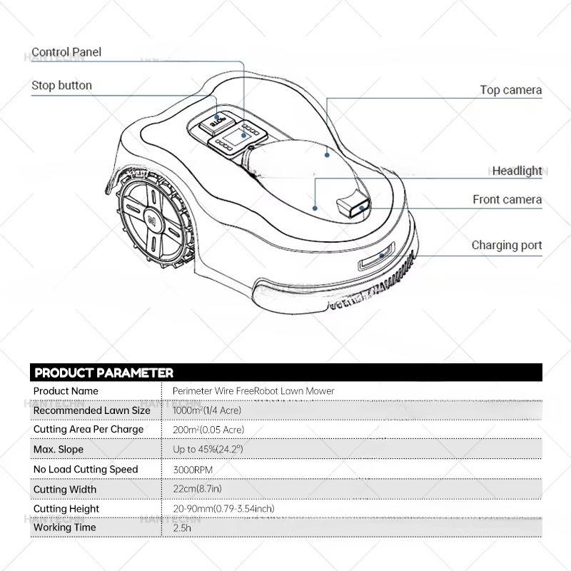 Tondeuse à gazon robotisée aut - Smart Garden Trimmer avis et prix