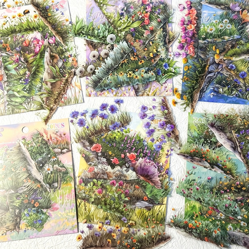 Lot de 20 feuilles d'autocolla - Garden Journal Planner avis et prix