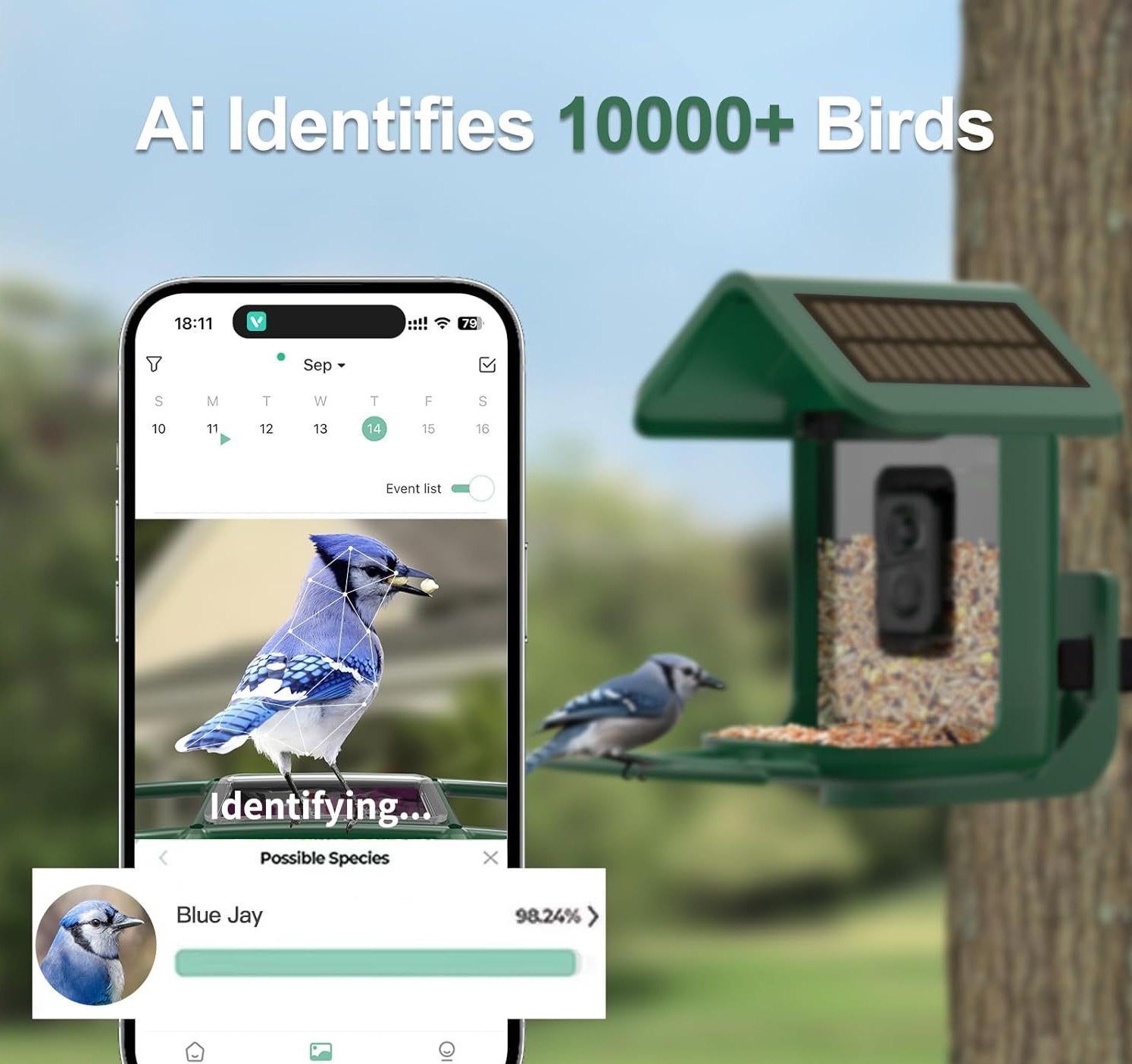 Mangeoire intelligente pour oi - Smart Bird Feeder Camera avis et prix