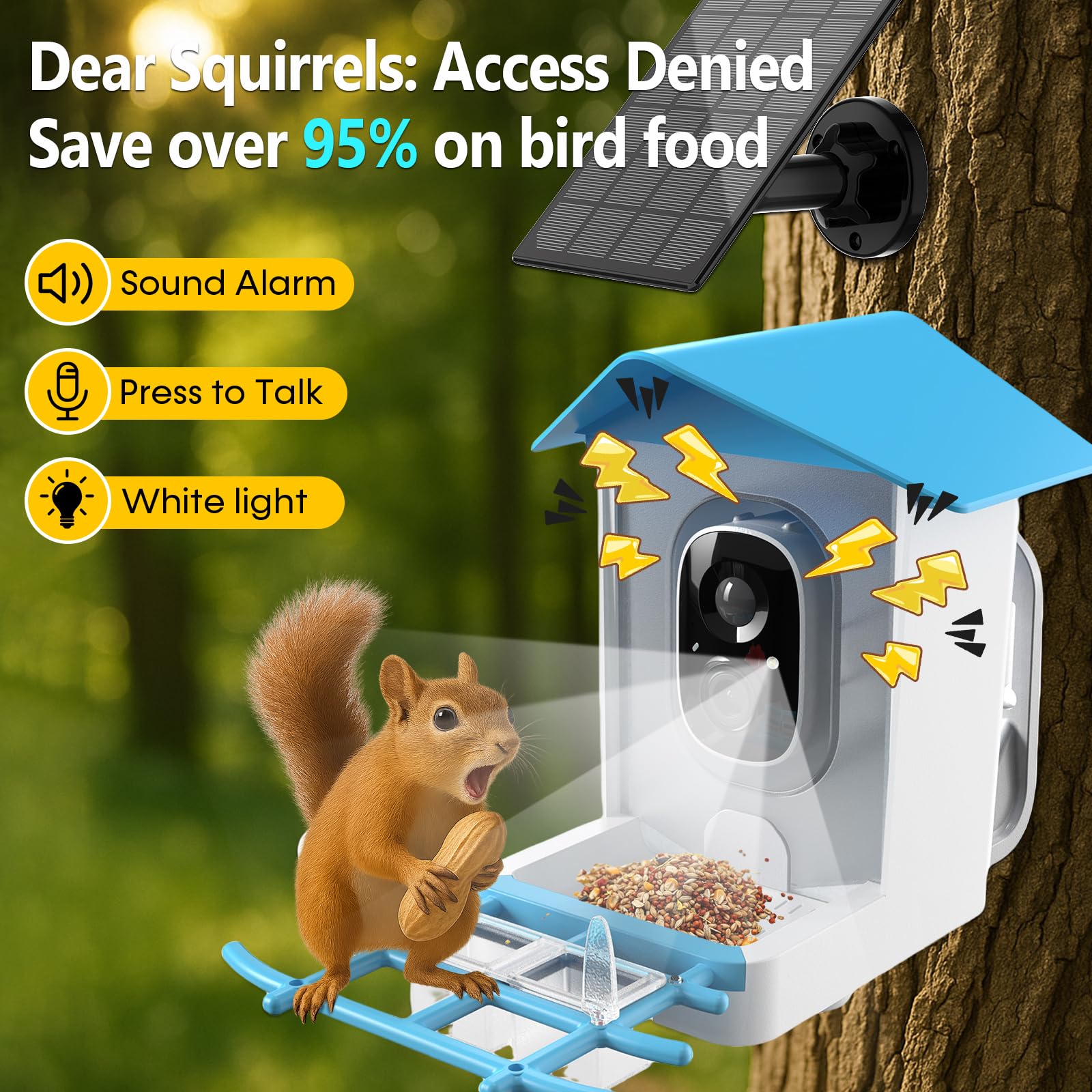 Caméra d'alimentation pour ois - Smart Bird Feeder Camera avis et prix