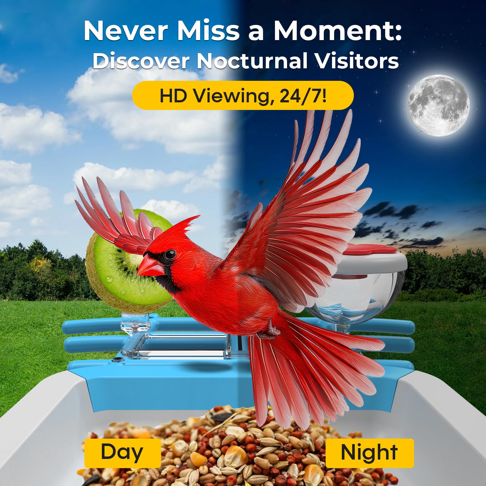 Caméra d'alimentation pour ois - Smart Bird Feeder Camera avis et prix